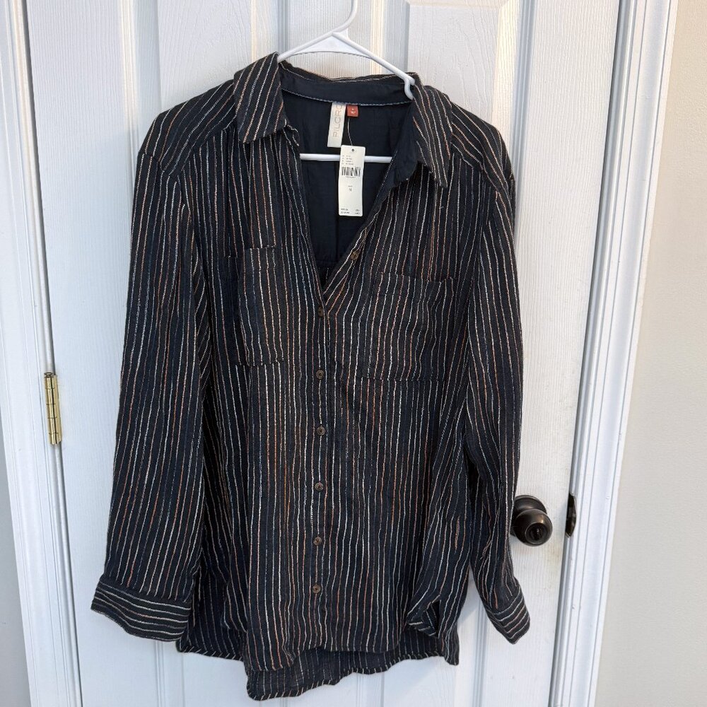 Anthropologie - Pilcro Slouchy Flannel Shirt – Size M, NWT $98 Retail